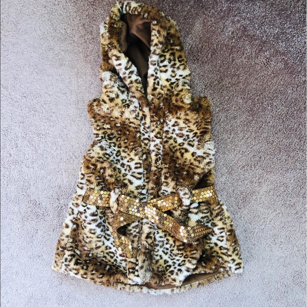 Cheetah Vest size 12 months